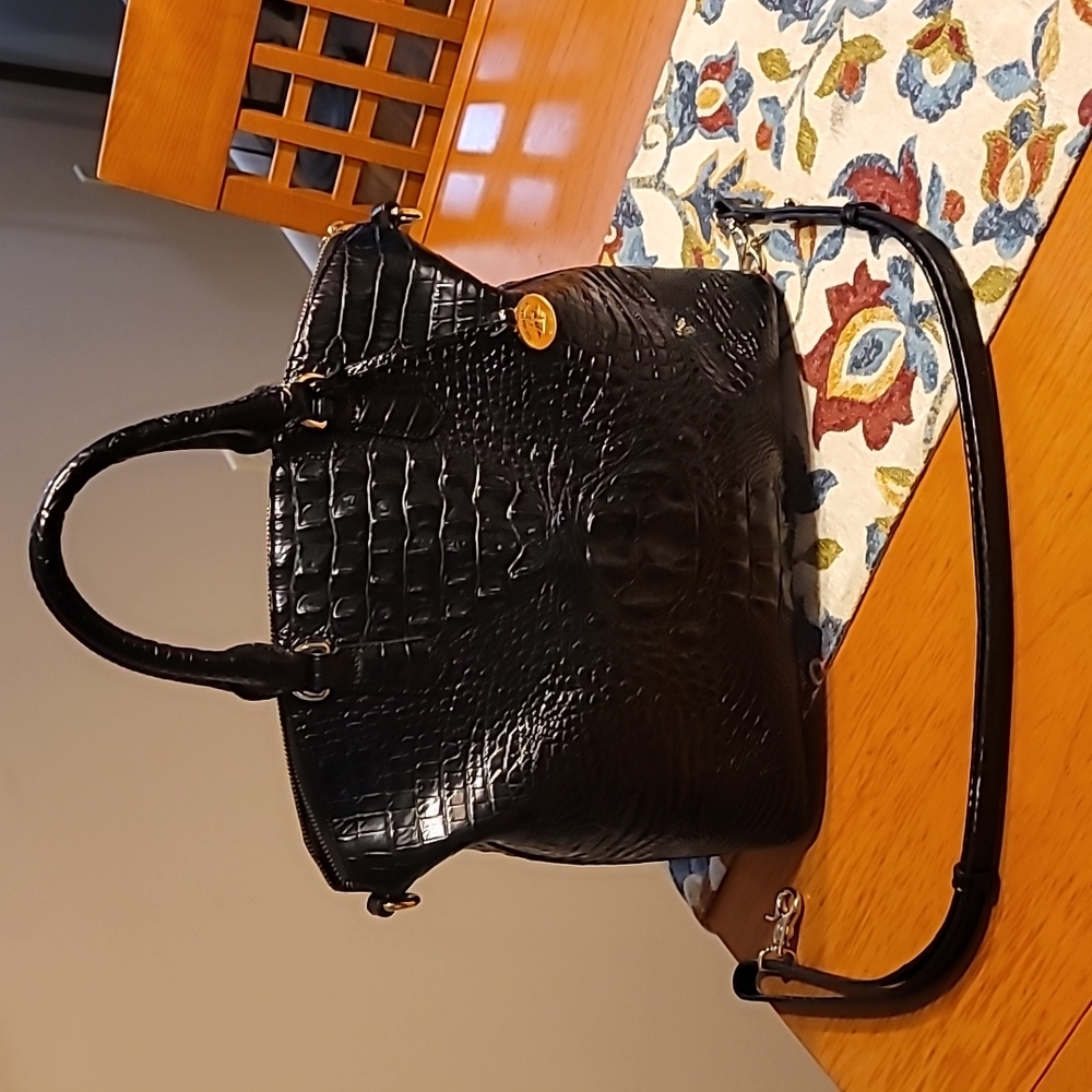 Brahmin Black Duxbury Satchel
